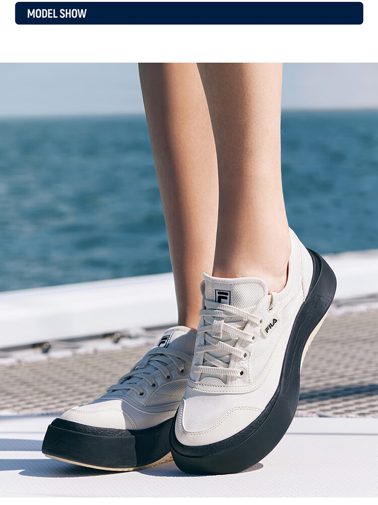 FILAFILA Official Women's Modern Fashion Retro Canvas Casual Shoes 16
