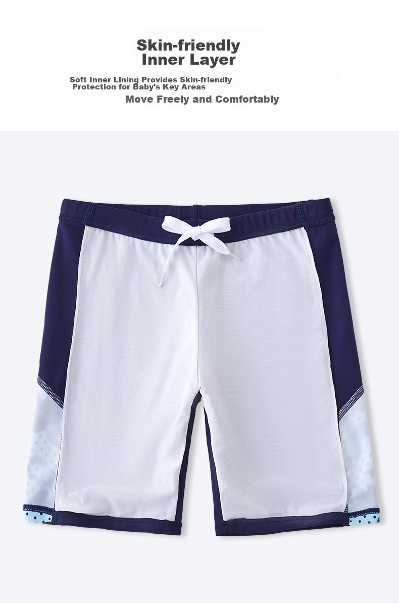 PEAK Children's Swimwear Boys' Swimsuit Set Boys' Two-Piece Swimwear for Small, Medium And Large Kids Baby Set 27 110 9