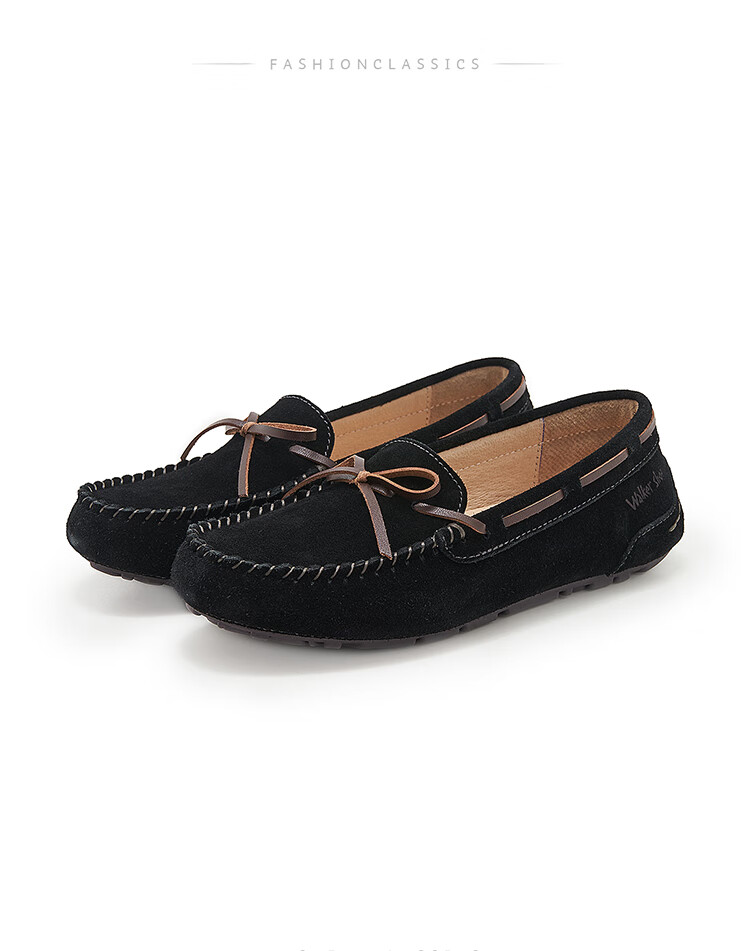Walker Shop Aokasuo Casual Shoes for Women, Single Shoes, Soft-Soled Loafers for Office, Slip-On Flat Loafers for Women C131016 17