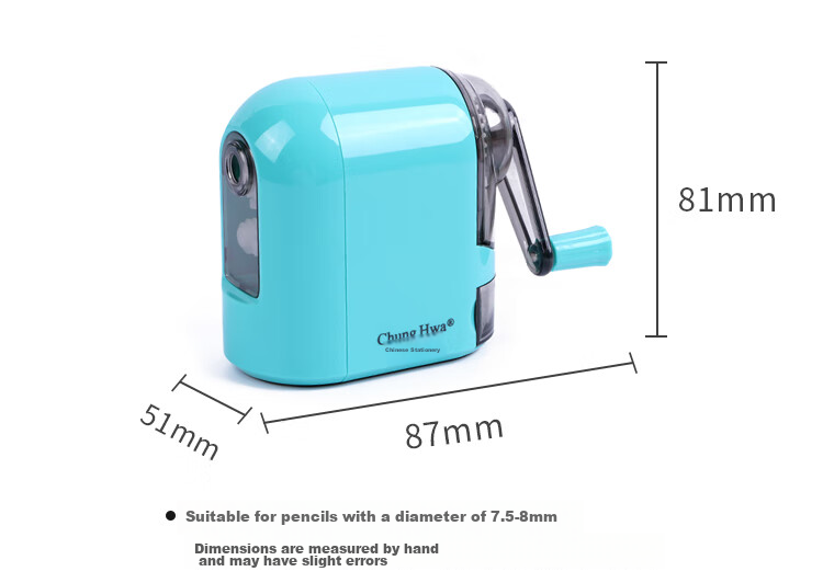 Zhonghua [Popular Product] H1002 Student Stationery Pencil Sharpener/rotary Pencil Sharpener/automatic Pencil Sharpener/Lemon Yellow 2