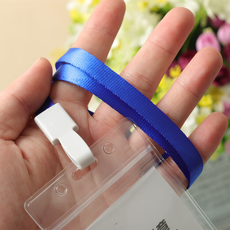 TANGO Office Work Badge Holder Card Holder ID Badge Lanyard Employee Badge COVID-19 QR Code Elderly PVC Vertical Card Holder + Lanyard, 24-Piece Set 8