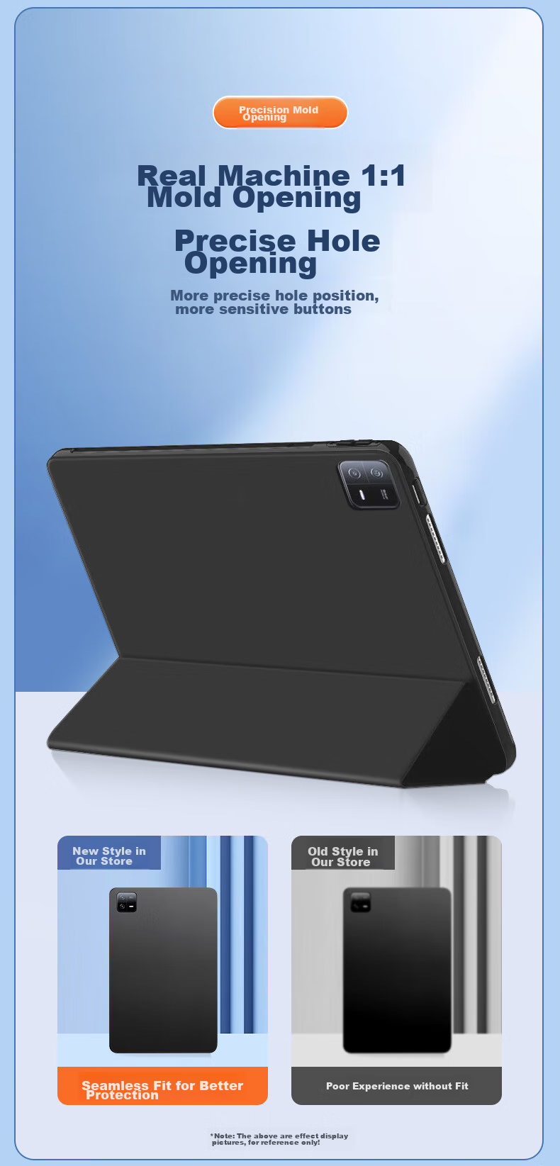 Kulefeng Compatible with Xiaomi Pad 7S Pro 12.5-Inch Protective Case, Xiaomi Pad 7S Pro 12.5-Inch Anti-Bend Shockproof Full Coverage Smart Leather Case, Tri-Fold Universal Fit 8