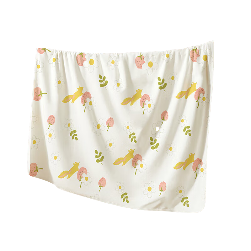 AIBEDILA Newborn Swaddle Blanket, Pure Cotton Baby Delivery Room Swaddling Cloth, Infant Wrap Blanket, Spring And Autumn Double-Layer, Little Fox