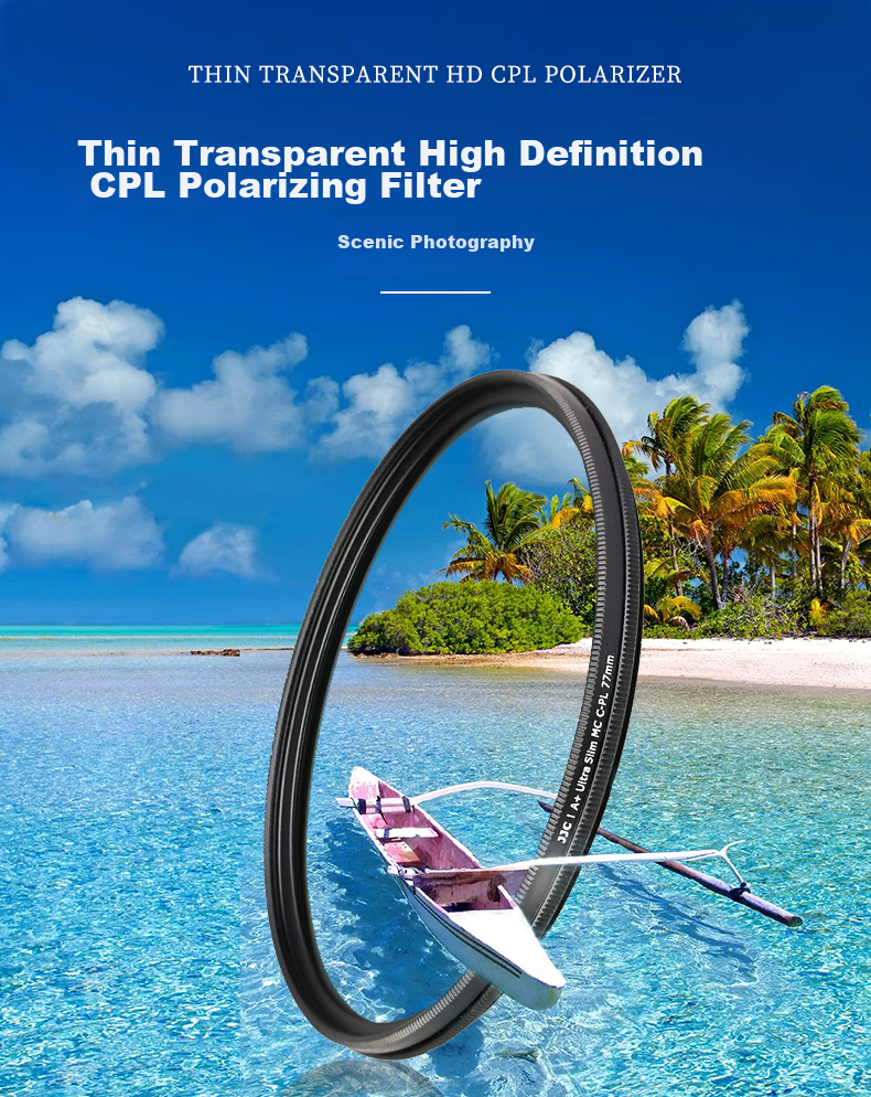 JJC CPL Polarizing Filter 77mm, Suitable for Canon RF24-105 USM R5 R6 II Camera, Nikon Z24-120 Sony 24-105 3