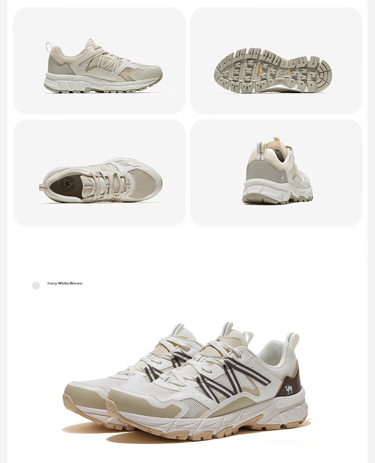 CAMEL Outdoor Breathable Hiking Shoes for Men And Women, Water-Resistant Non-Slip Trekking Shoes Cross-Country Running Shoes F24B097605 17