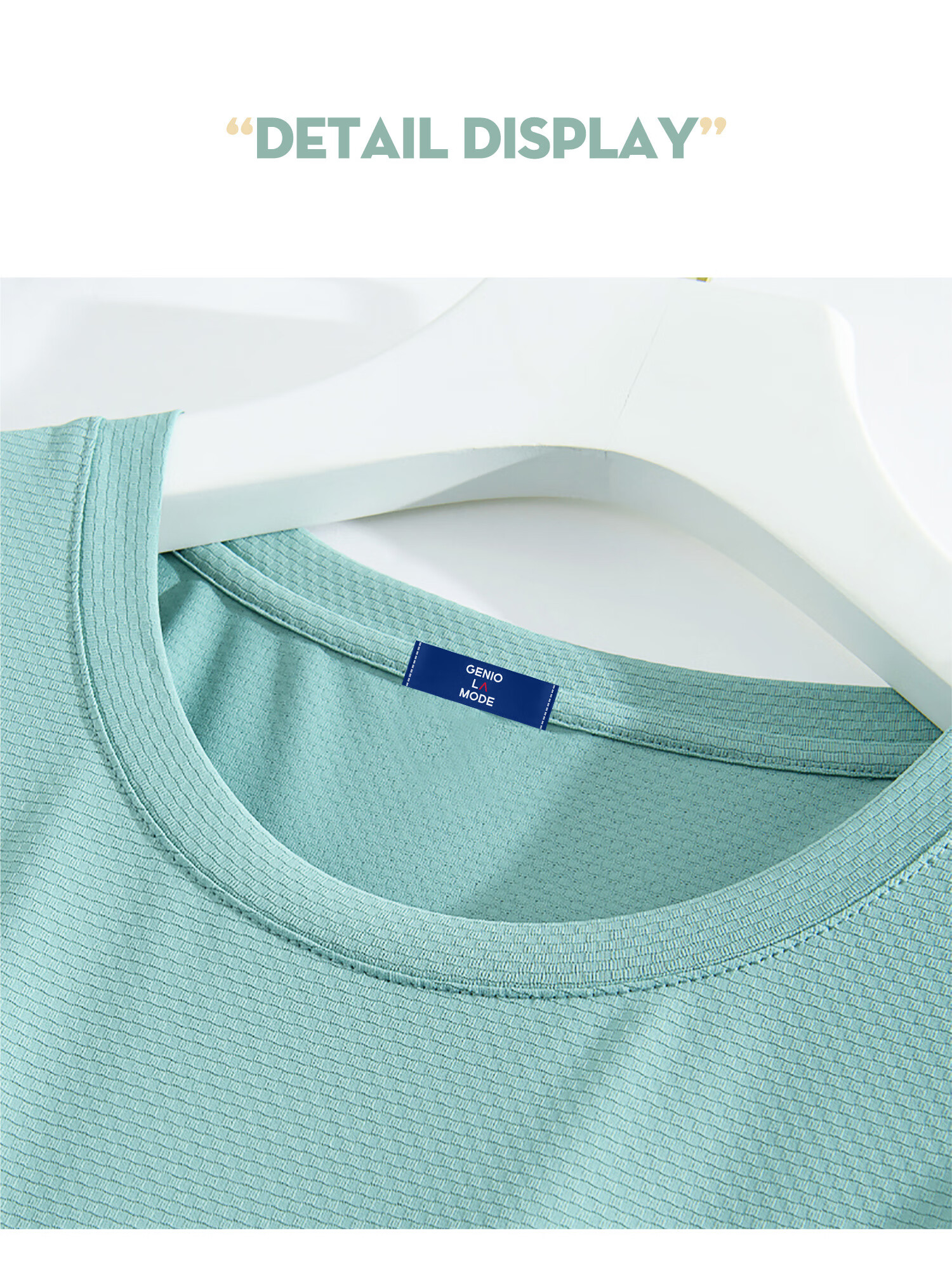 GENIOLAMODE Ice Silk T-Shirt for Men, Summer 2026 New Style, Cool-Feeling Quick-Dry Sun Protection Short-Sleeve Men's Tee, White, 3XL 16