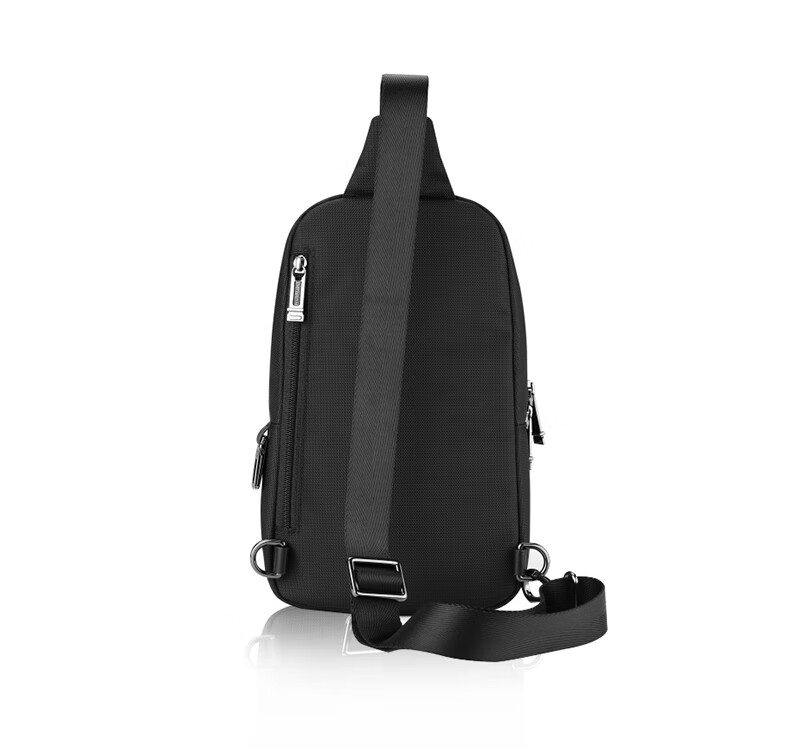 Xinxiuli Chest Bag, Executive Briefcase for Men, Single-Shoulder Bag, Vertical Fashion Sports Crossbody Bag, HO0*09011, Black 9
