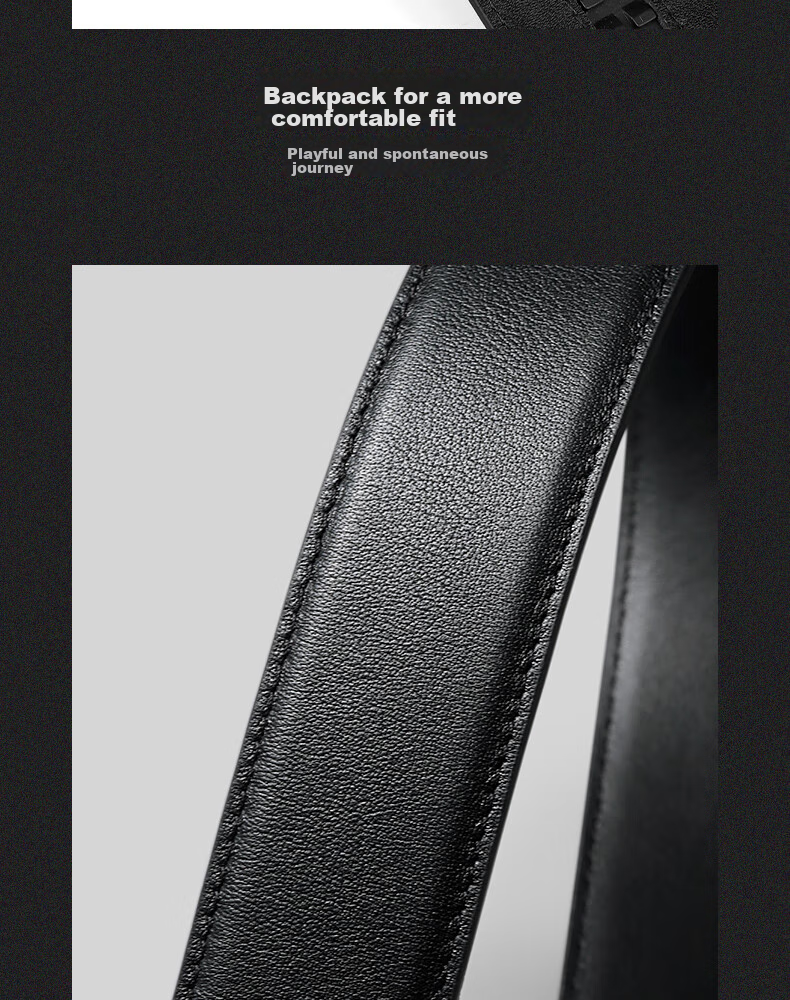 Goldlion Stainless Steel Gift Box First Layer Cowhide Genuine Leather Business Automatic Buckle Gold Logo Belt Black 115 9
