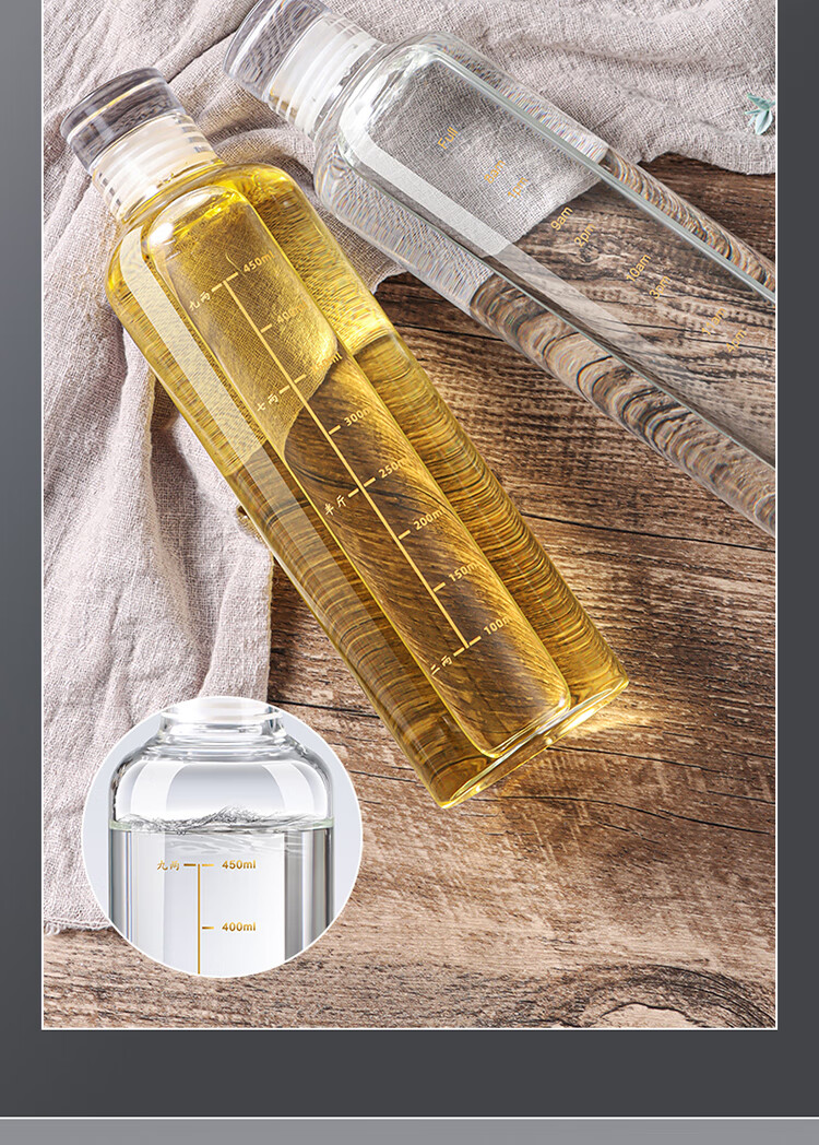 BJ Glass Wine Bottle, Empty Sealed High-End Infusion Container, Specialized Bottle for Liquor, White Spirit Bottle, Self-Brewing Storage And Packaging Bottle 5