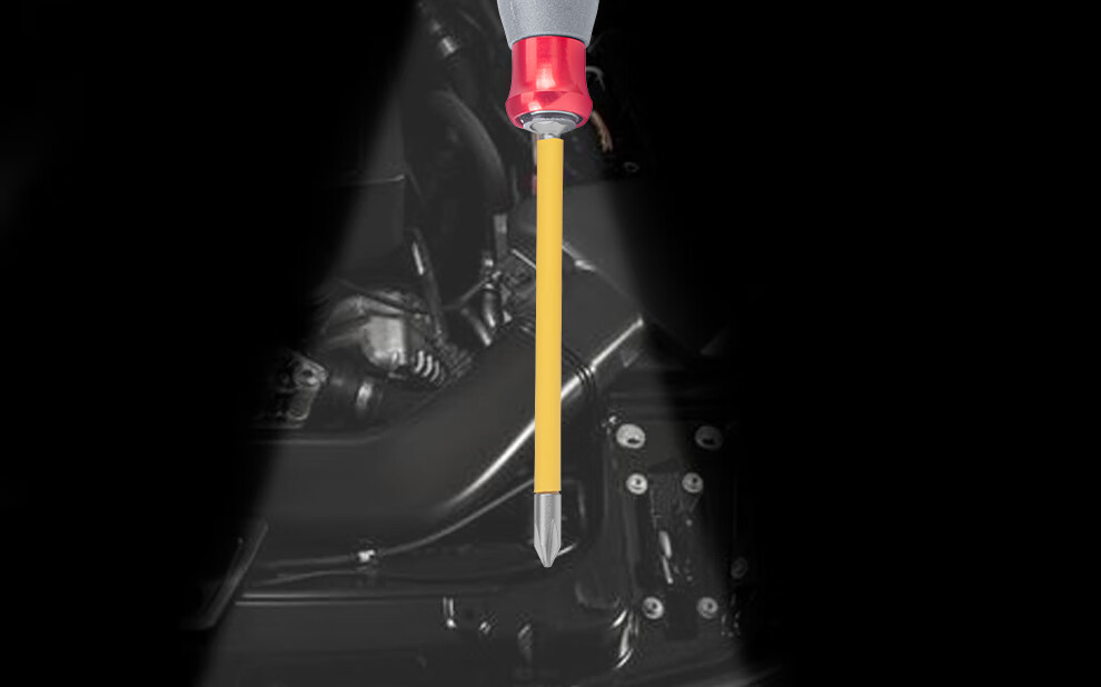 VESSEL Weiwie Flathead Screwdriver Bit, Electric Screwdriver Replacement Bit, Single Flathead Screwdriver, 6*100mm 22