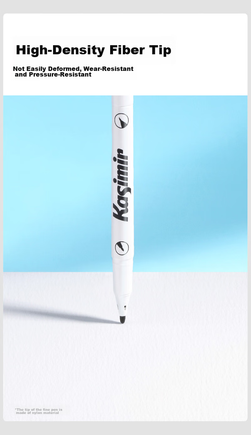 Kasimir Art-Specific Line Pen, Black, Dual-Tip Water-Based Pen for Primary School Students, Kindergarten Children, Outlining And Drawing, Chinese Painting Marker, Quick-Drying Outlining Pen, Thick And Thin Dual-Tip Marker Pe 6