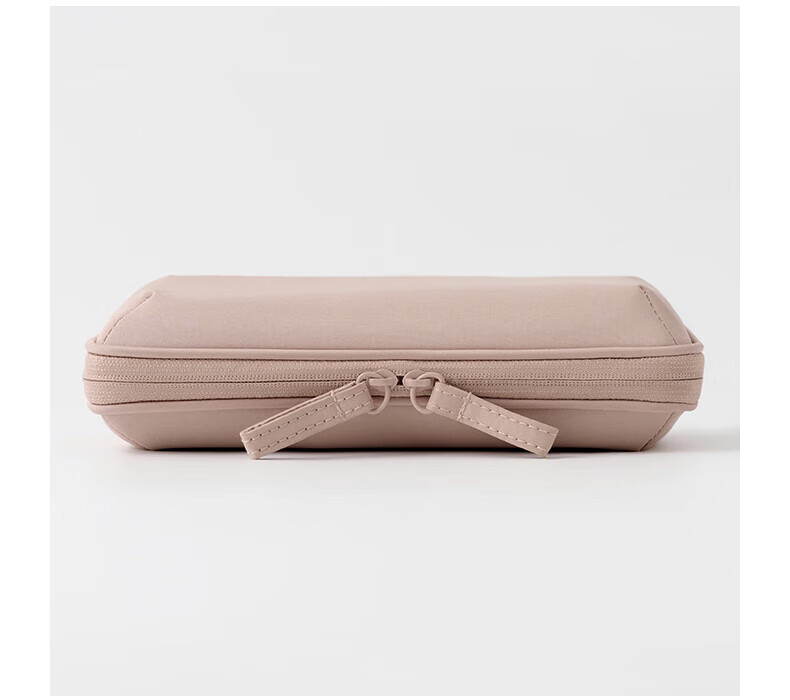MUJI Polyester Jewelry Bag, M Pink Rice Color 9