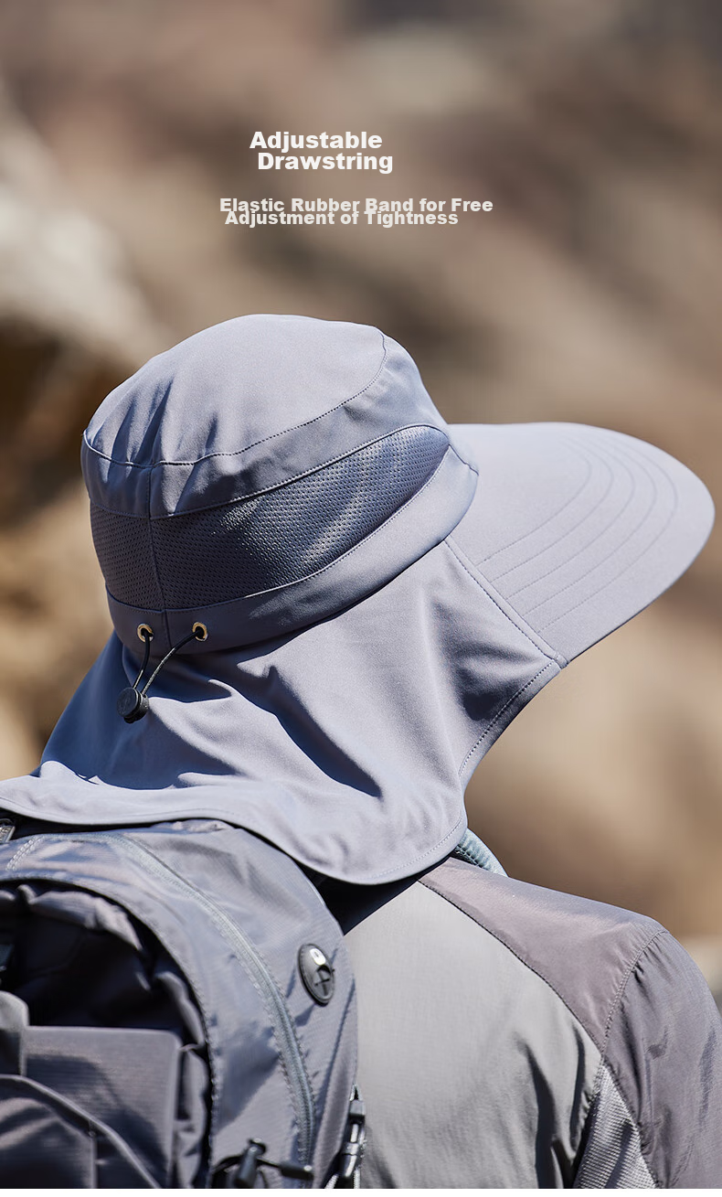 MISSION UV Sun Protection Hat for Men, Sun Visor Cap, Fishing Bucket Hat, Hiking Cap, Summer Outdoor UV Protection Wide Brim Sunhat 6