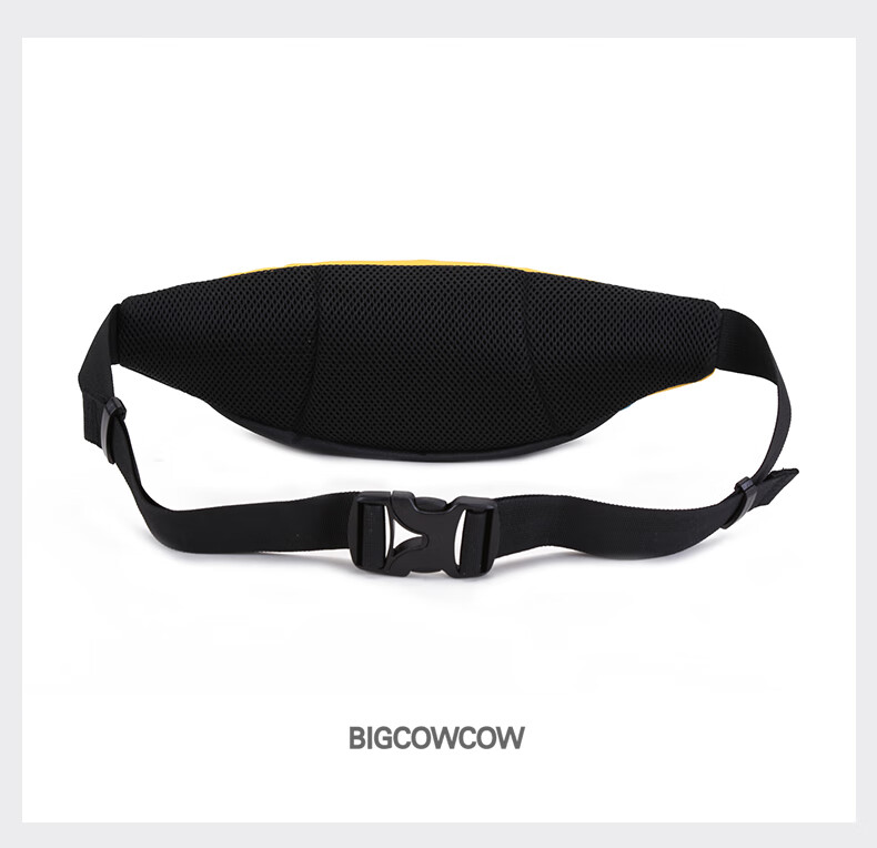 BIGCOWCOW Crossbody Bag for Men And Women, Chest Pack, Casual Shoulder Bag, Waist Pack, Messenger Bag, Men's Bag, Sports Bag for Women, Blue/yellow 13