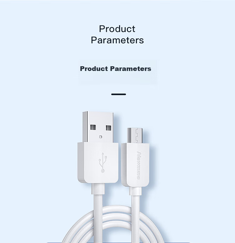 Newmine Android Data Cable, Phone Charging Cord, Micro USB Charger Cable 1 Meter, Compatible with Huawei, Xiaomi, Vivo/OPPO, Redmi, Samsung [Two-Pack] 8