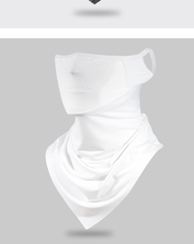 Cavalry Summer Ice Silk Magic Headband Breathable Sun Protection Mesh Sports Headband for Men And Women, Dust-Proof Triangular Band with Ear Flaps And Moisture-Wicking 13