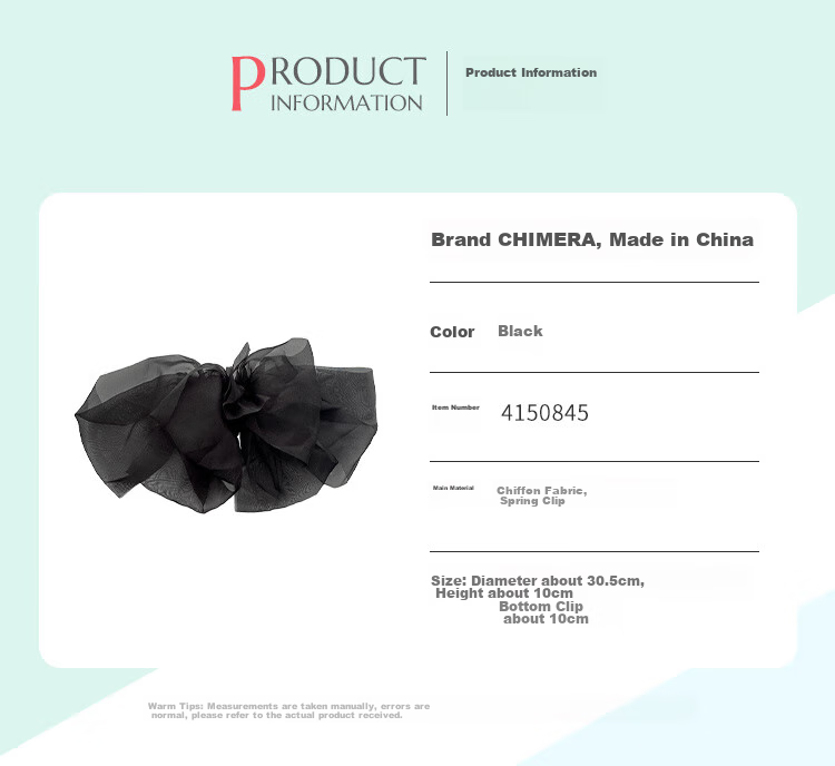 CHIMERA Back-Of Bun Hair Clip, French Bow Barrette, Half-Up Hairpin, Hair Accessory for Women, Mid-Autumn Festival Gift 10