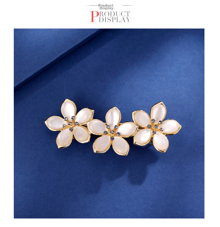 CHIMERA Cat's Eye Hair Clip for Women, High-End Barrette, Side Clip, Back of Head Clip, Mid-Autumn Festival Gift 4