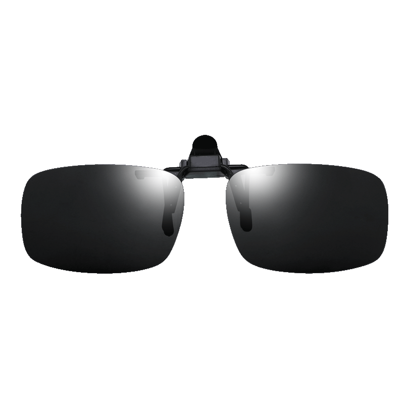LESCA LUNETIER Clip-On Sunglasses for Myopia, Polarized Sunglasses for Men And Women, Driving-Specific Fishing Sunglasses, Day And Night Use, Yellow-Green Lenses