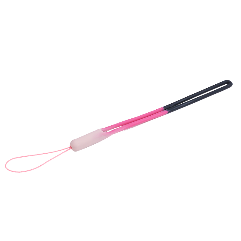 ESCASE Phone Lanyard Camera Short Wrist Strap Wallet USB Drive ID Card Pendant Huawei Mate70 Honor 300 Xiaomi 15 Ultra Photography Etc Silicone Soft Style Berry Color ES-XS2