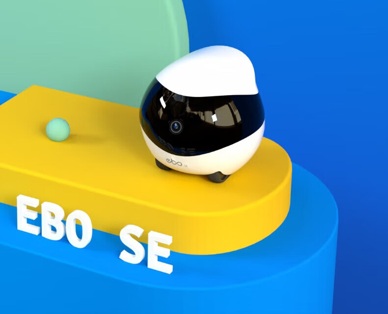 Enabot EBO SE Whole-House Mobile Surveillance Camera, EBO Intelligent Remote Elderly Child AI Companion Pet Monitoring Robot 2