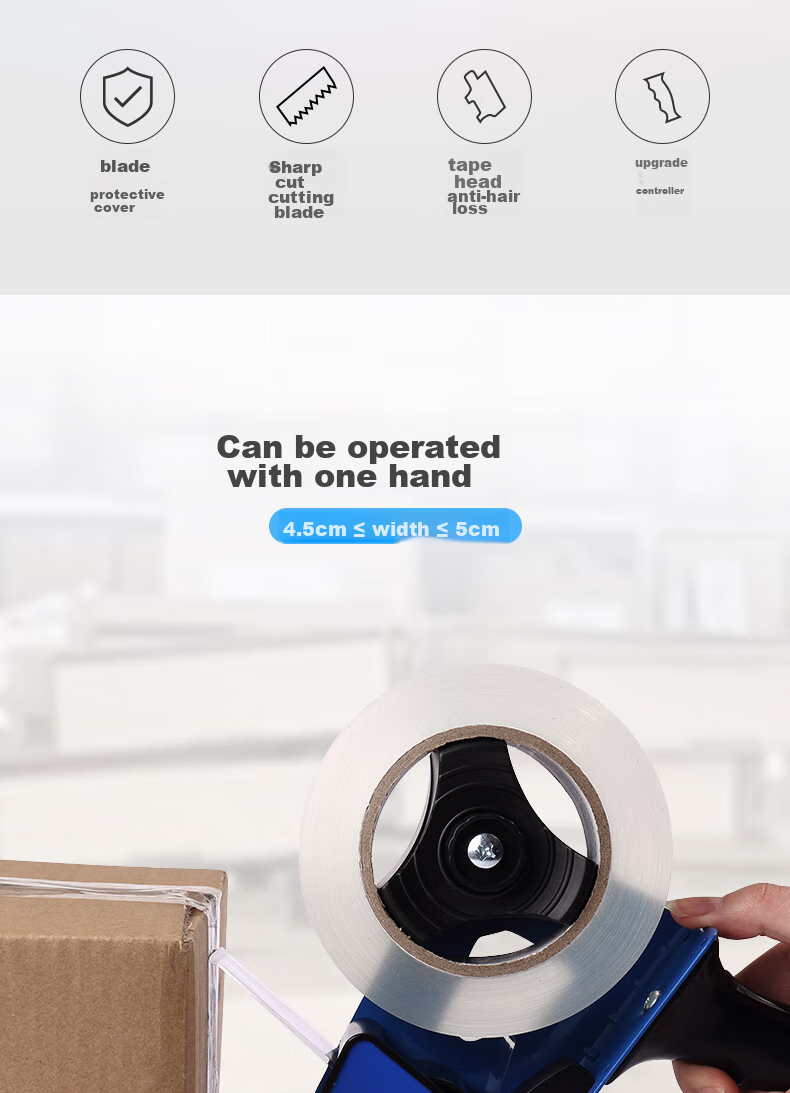 KW-Trio Handheld Sealing Machine, Transparent Tape Cutter, Packaging Machine, Metal Divider 1