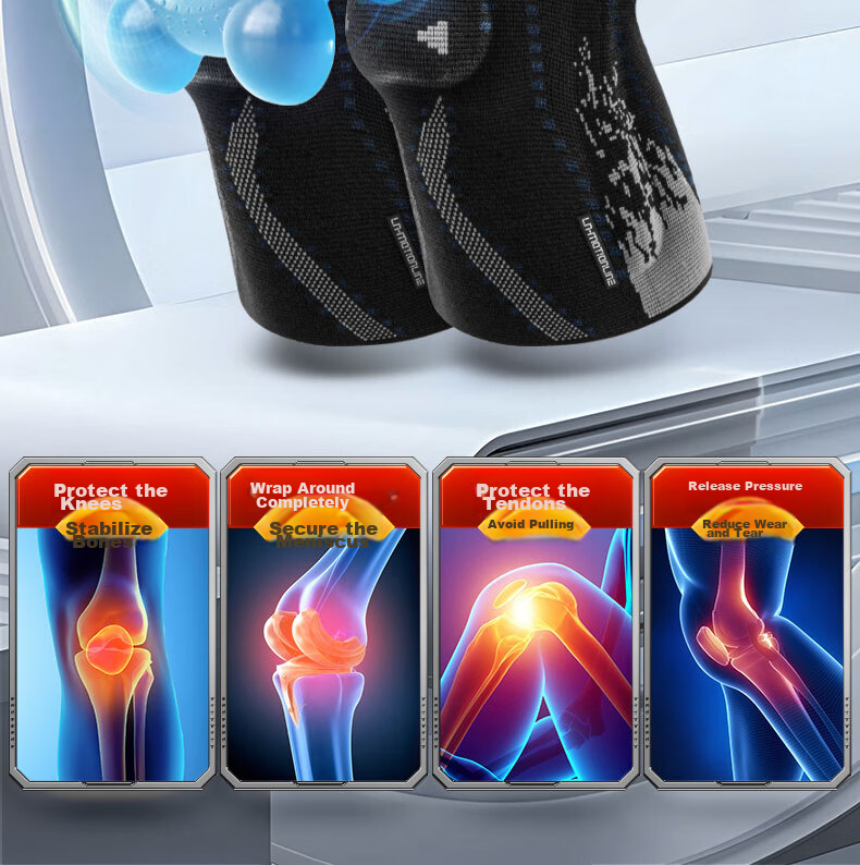 Li-Ning Knee Pads for Sports, Running, Basketball, Warmth, Meniscus, Patella, Badminton, Men And Women, Soccer, Hiking Knee Protection Gear 2