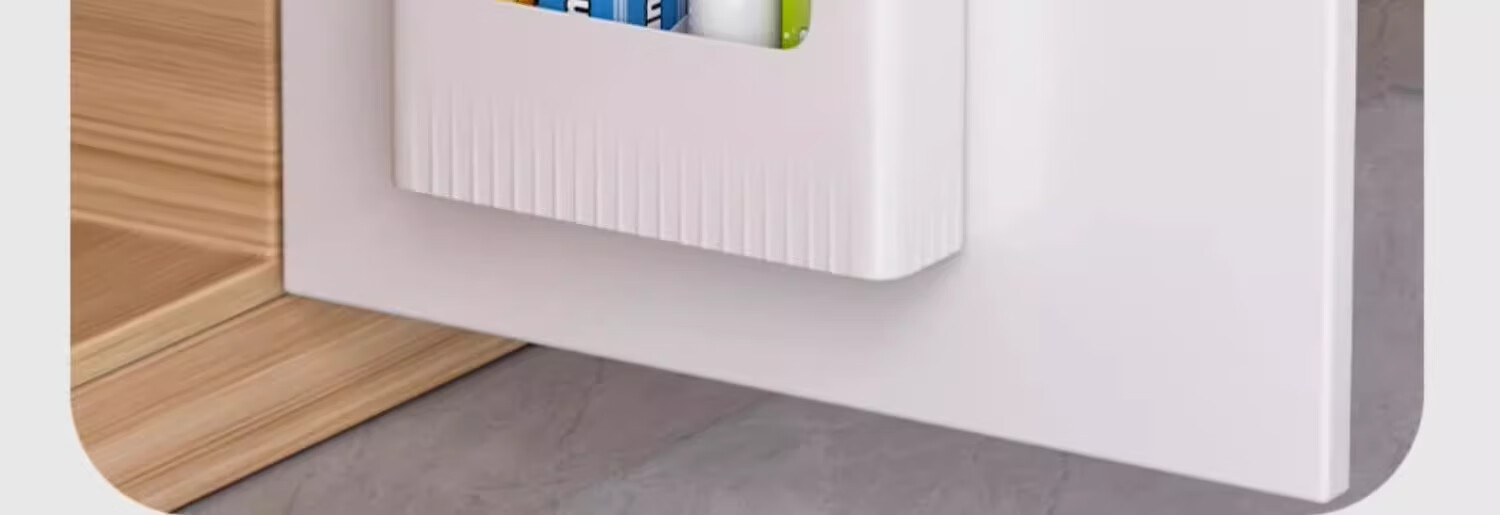 Jiadu Cartoon Tissue Box, Wall-Mounted, No Drilling Required, Bathroom Facial Tissue Storage Box, Toilet Paper Holder, Roll Paper Rack 3