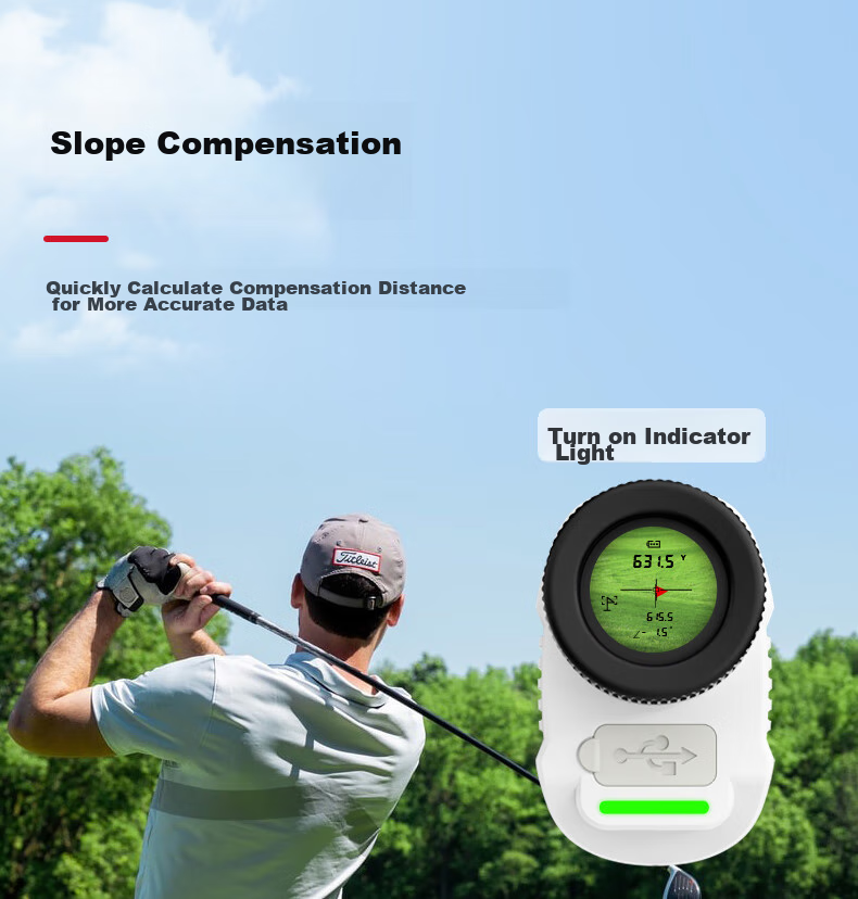 REVASRI Golf Rangefinder Binoculars Handheld Infrared Measuring Device Outdoor High-Precision Electronic Ruler MINI2 6