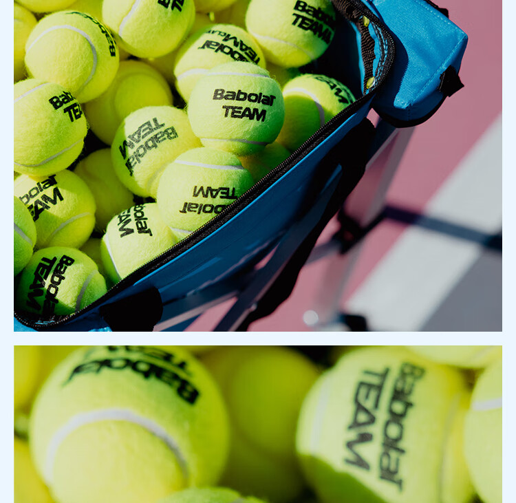 Babolat TEAM AC Series Competition Balls, Babolat Tennis Balls, Pack of Three 11