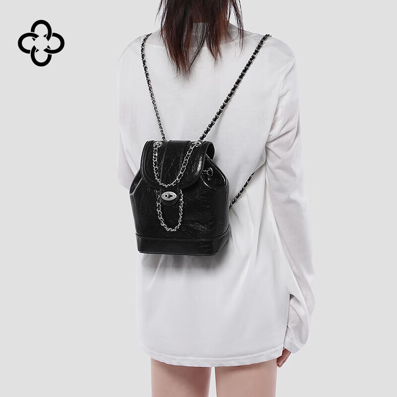 CASSILE Women's Backpack with Chain, Large Capacity Handheld Luxury Backpack, 520 Gift, New Semester Back to School