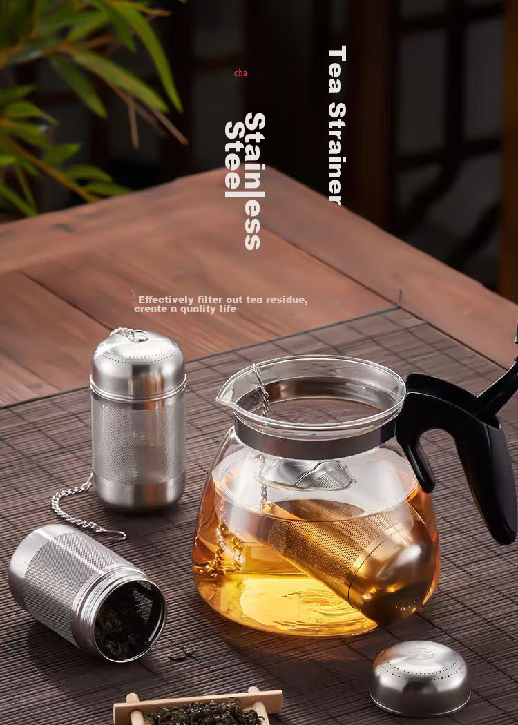 Dipuer 316 Stainless Steel Tea Strainer, Tea Infuser, Tea Leaf Filter, Tea Separator, Teapot Inner Container with Chai 1