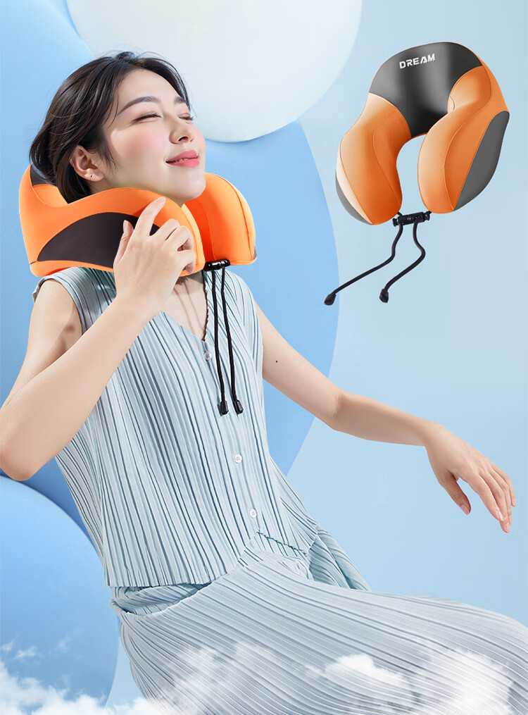 YUZHAOLIN U-Shaped Pillow, Portable Travel Headrest, Nap Pillow, Memory Foam Pillow, Long-Distance Travel, High-Speed Rail Neck Pillow, Nap Essential 2