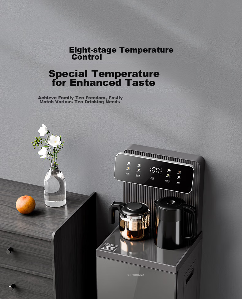 TRULIVA Tea Bar Machine, Home Water Dispenser, Multifunctional Office Standing Bottom-Loading Water Bottle, Fully Automatic Tea Bar Cabinet Integrated High-End Living Room Cooling And Heating Dual-Purpose 2026 New Model 12