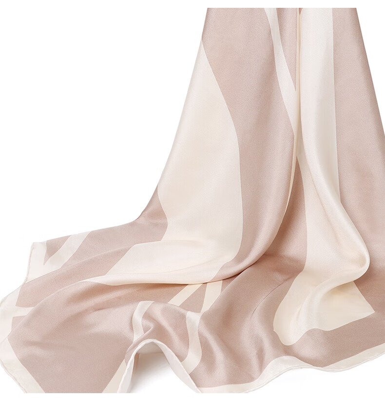 Zhijinlou Silk Scarf for Women, 100% Mulberry Silk Square Scarf, Versatile Silk Decorative Wrap, Birthday Gift 12