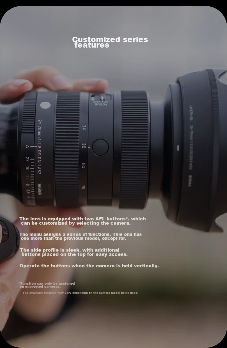 SIGMA Art 24-70mm F2.8 DG DN II, Full-Frame Mirrorless Camera, Constant Aperture 2470, Portrait Landscape Travel Live Streaming (L-Mount) 11