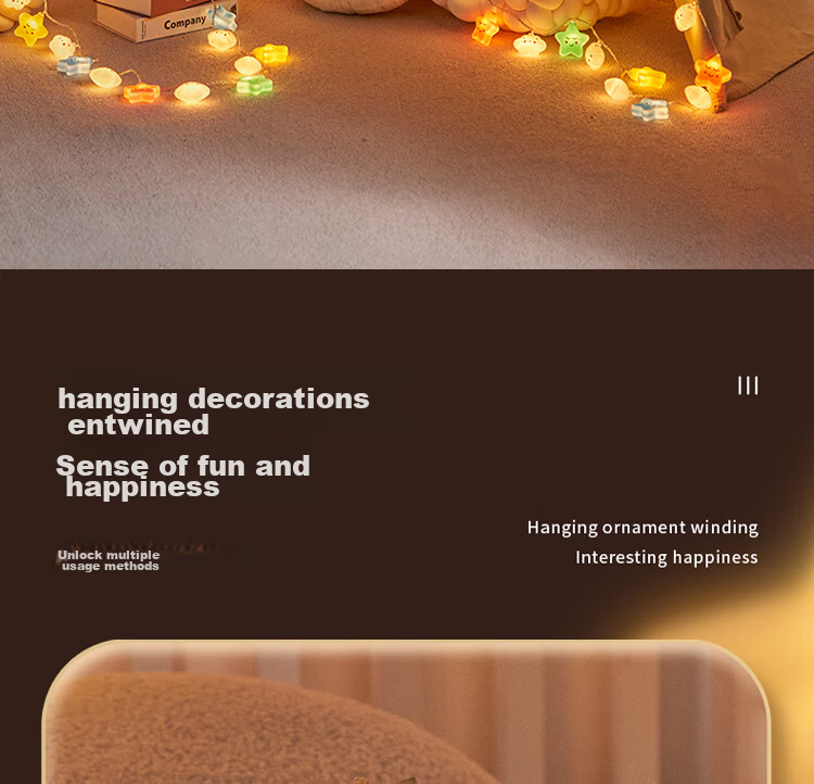 Abaoli Children's Star Cloud Rainbow Indoor And Outdoor Decorative Lights, Flashing Lights, String Lights, Starry Sky, Outdoor Camping Room Decoratio 8