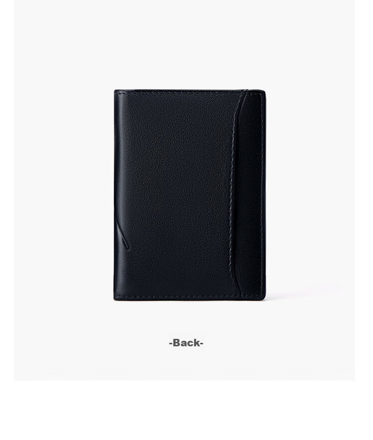 GOLF Top-Grain Leather Card Holder for Men with Multiple Card Slots, Bank Card Holder, Slim Leather Case for Cards, Vertical Style Small Wallet 18