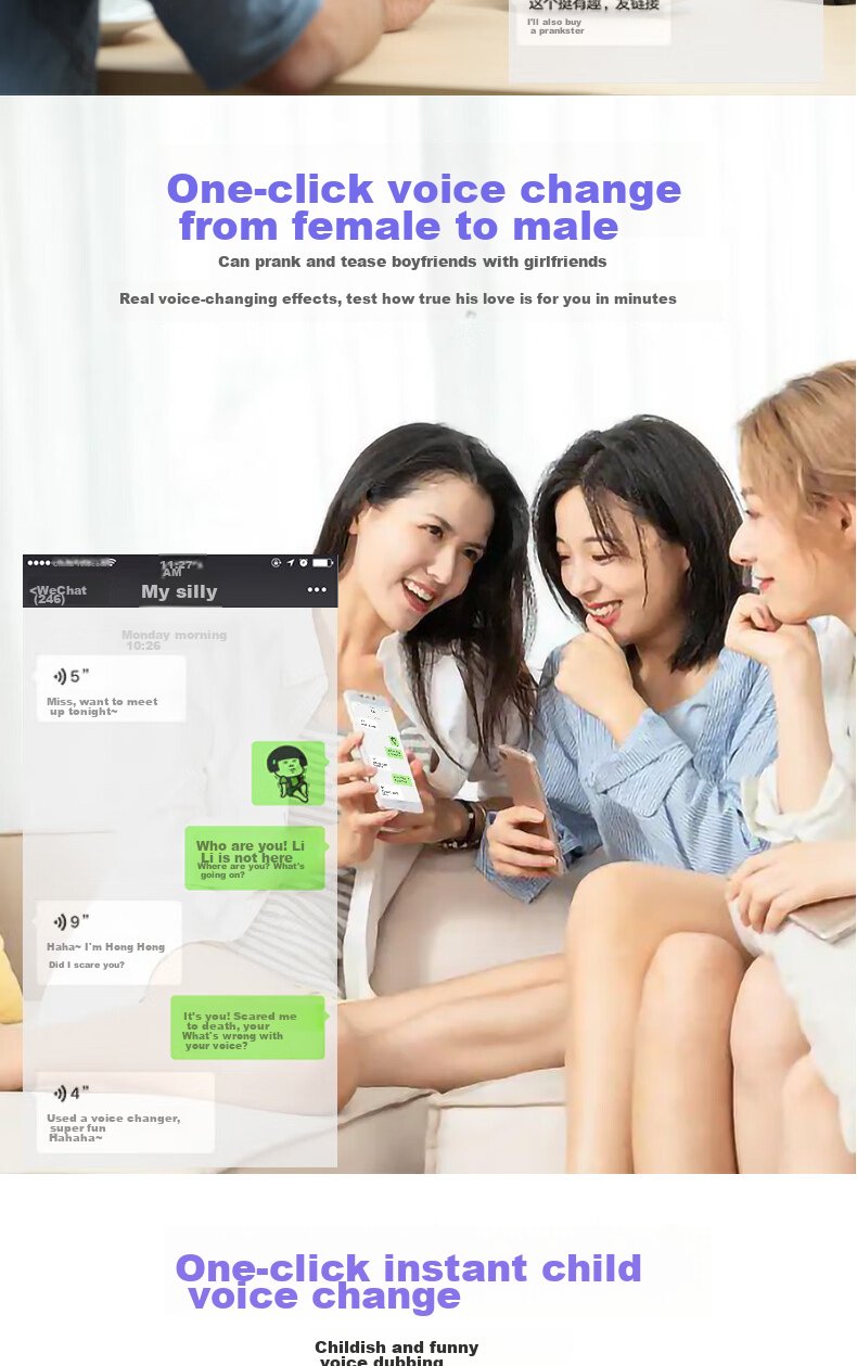 Mailang (Malau) S3 Voice Changer [Universal Version], Mobile Real-Time Voice Transformer for Male to Female And Male to Male, Live Streaming Karaoke Sound Card, Voice Call Computer Gaming Voice Modulator 6