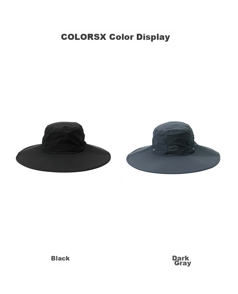 MISSION UV Sun Protection Hat for Men, Wide Brim Fishing Bucket Hat, Hiking Cap, Summer Outdoor UV-Resistant Large-Brimmed Sun Hat 8