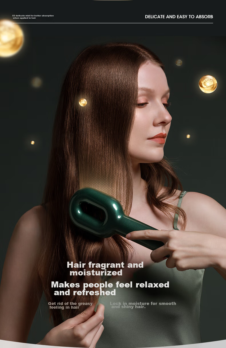 GX·Diffuser Essential Oil Comb, Hair Care Spray-Infused Straightening Comb, Christmas Gift, Birthday Present for Female Teachers, Girlfriend, Wife, Price Protectio 11
