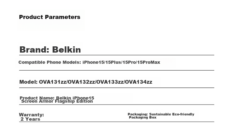 BELKIN IPhone 15 Pro Tempered Glass Screen Protector, Privacy Film for IPhone 15 Pro, Anti-Peeping Film, Antibacterial And Shockproof OVA149 26