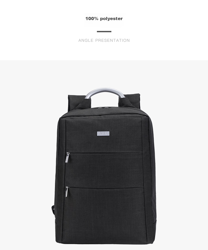 LEXON Men's Business Backpack, 15.6/16 Inch Laptop Bag, Commuter Travel Business Trip Double-Layer Backpack 23