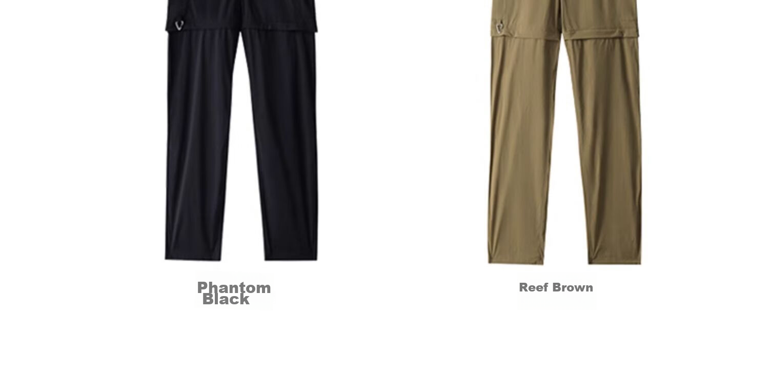 CAMEL Outdoor Ice-Cool Quick-Dry Long Pants for Men, Detachable Long And Short Sports Trousers, Travel Clothing [Sweat-Inducing] 0016 6