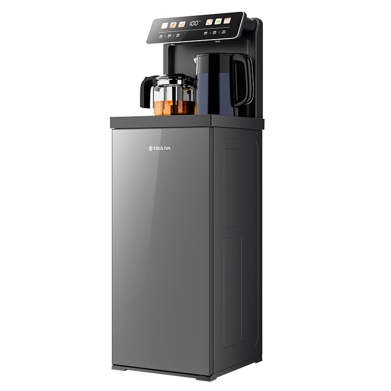 TRULIVA Tea Bar Machine, Home Multi-Functional Office Standing Water Dispenser, Bottom-Loading Water Tank, Fully Automatic Tea Bar Cabinet, High-End Living Room Use, Cooling And Heating Dual-Purpose, 2026 New Model