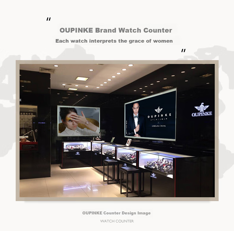 Oupinke Women's Fully Automatic Mechanical Watch, Skeleton Design with Diamond Inlay, Imported Movement, Butterfly Wristwatch, Birthday And 520 Gift for Girlfriend 4