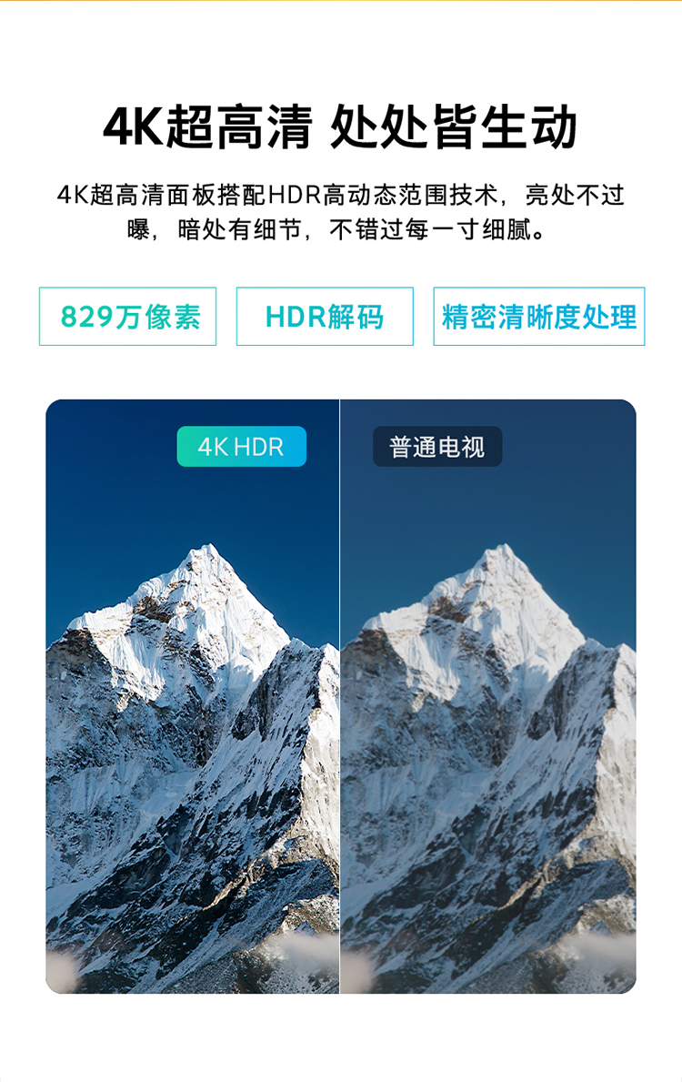 38530-创维电视65M3 Pro 65英寸4K超高清智能电视 三重硬件护眼全面屏 全时AI语音 32G存储-详情图