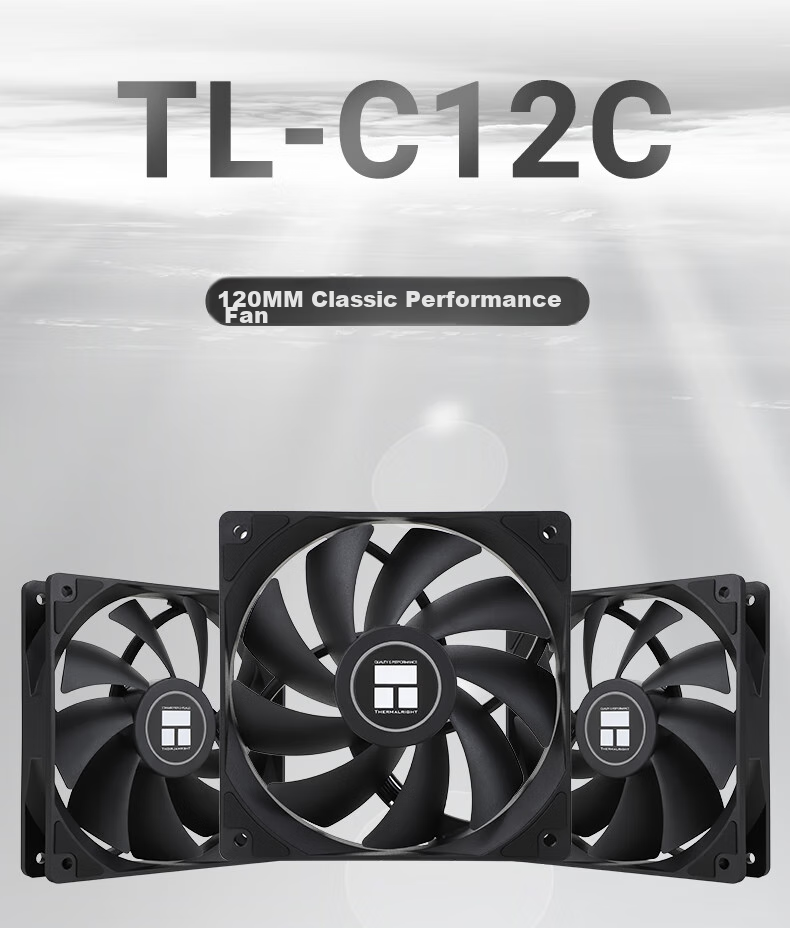 Thermalright TL-C12CW X3 White ARGB 12cm Case Fan, Low Noise, ARGB 4-PIN PWM, 1550 RPM, Triple Pack 2