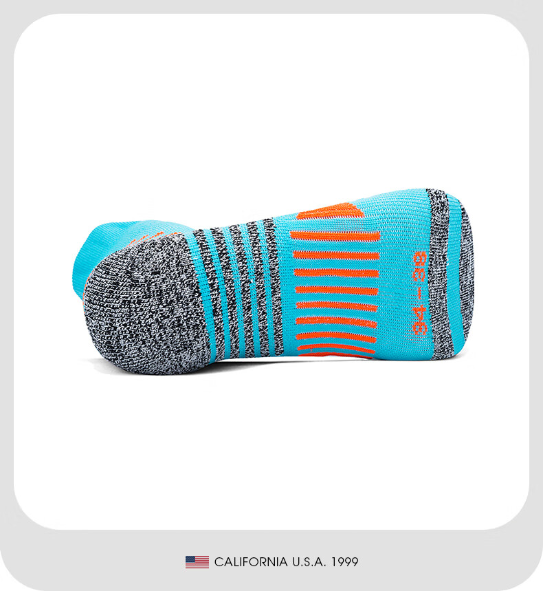 TFO 5th Generation Outdoor Socks Sweat-Absorbing Sports Hiking Mountaineering Socks A2902420 Women's Fluorescent Green M 10