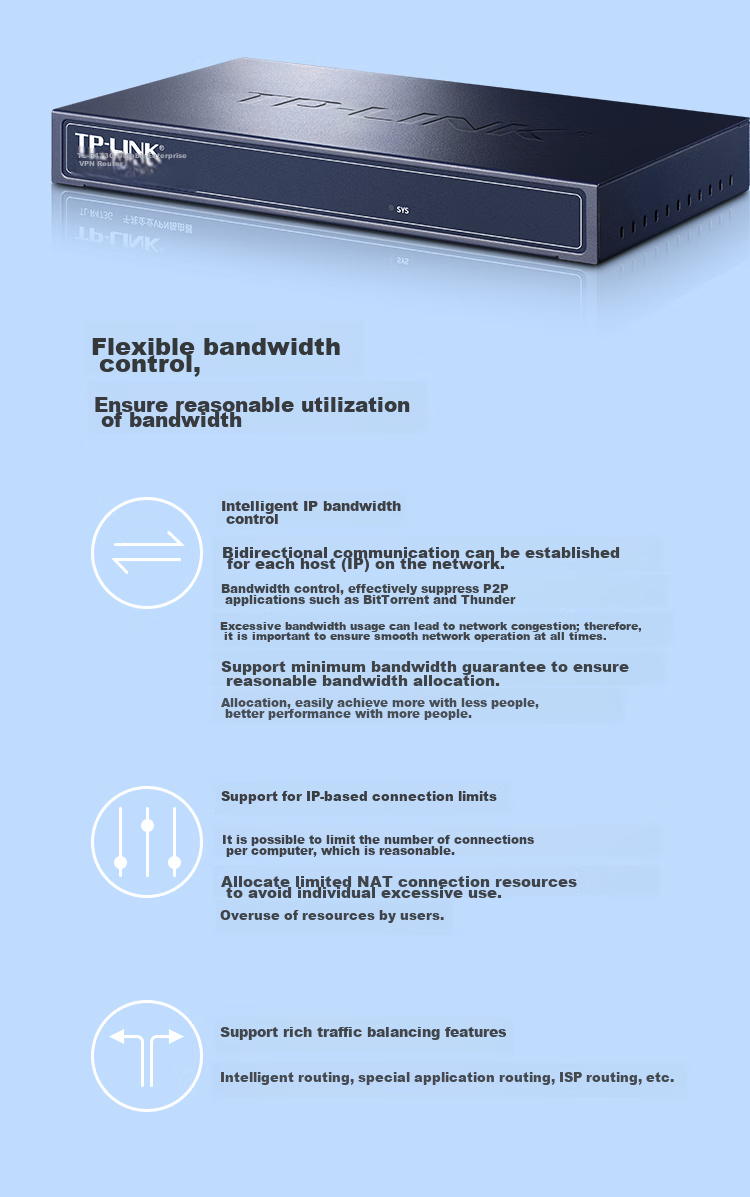 TP-LINK Enterprise-Grade Gigabit Wired Router, Firewall/VPN, TL-R473G 9